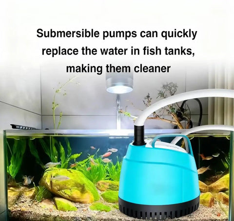 Ultra Quiet Submersible Water Pump 210GPH For Fish Tanks, Fountains, Ponds And Hydroponics, 780L/H 15W in a fish tank