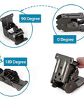4 Pack Dope Foldable Bracket Set For Tables Chairs And Beds With 0 90 180 Degree Locking Hinges shown in degrees