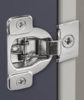 Installed 10 Pack 7 Sixteenth Inch Overlay Cabinet Hinges Not Soft Close Adjustable Stainless Steel With Screws Included For Kitchen And Old Cabinets