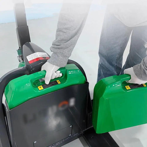 Heavy Duty Electric Pallet Jack 3300 Lb Capacity With Removable Lithium Ion Battery Quick Charge Indoor Warehouse Motorized Pallet Truck For Hassle Free Material Handling And Smooth Operation