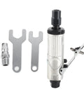 Top Tier Compact Pneumatic Air Die Grinder Delivers Beefy High Speed Torque And Dead Secure Grip For Heavy Metal Grinding Deburring And Precision Rugged Shop Fabrication Work Daily with attachments.
