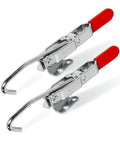 Two Pack J Hook Toggle Clamp With 451 Pull Action And 375 Lb Holding Capacity Heavy Duty Clamp For Smokers Lids Doors Cabinets