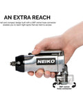 3/8 Inch Drive Butterfly Impact Wrench, 75 Foot Pound Torque, 10,000 RPM Pneumatic Air Wrench For Automotive Work