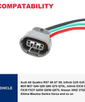 3 Wire Alternator Regulator Plug Harness Pigtail For Infiniti G35 G37 EX35 connector with exposed wires and plug socket