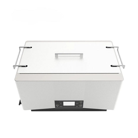 Top view of Next Level 35 Liter Smart Ultrasonic Cleaner For Lp Vinyl Records Lab Equipment with digital display.