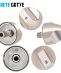 Gas Range Burner Knob Set No Fuss Replacement For GE Cafe Series Stovetop 5 Pack WB03X32194 WB03T10329 4920893