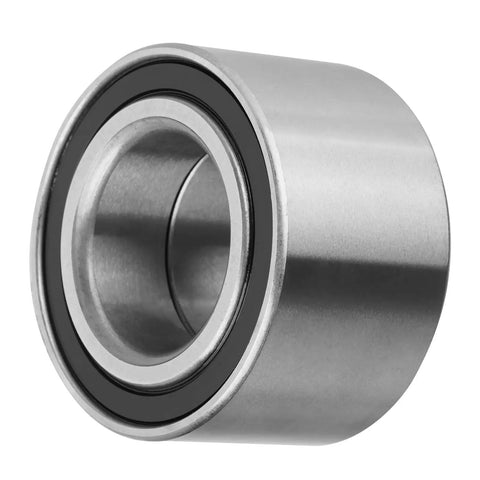 Heavy Duty ATV Front Left Right Wheel Bearings Upgrade Kit Loaded With Premium Grease For Flat Out Riding And Smooth As Butter Performance On Rough Trails Daily Now close-up view of bearing with black seal.