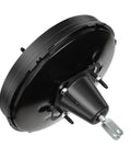 Direct Fit Vacuum Power Brake Booster Assembly for Ford Edge and Lincoln MKX 35L Engines 2007 to 2010, black steel finish.