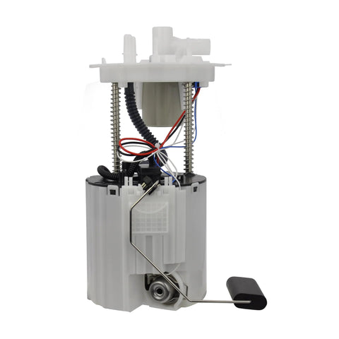 Fuel Pump Module Assembly For 2011 2016 Buick LaCrosse Regal Chevy Malibu Cadillac XTS With 2.4L 2.5L And 3.6L Engines Fitment Includes Interchange P77035M 13578374 SP6677M FG1736 in white casing with wires and connectors visible.