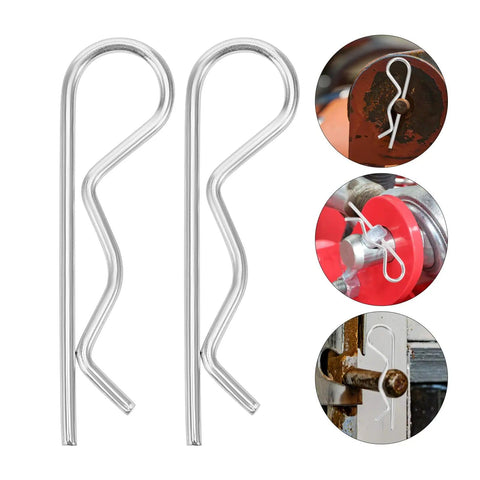 Heavy Duty Stainless Steel Roll Pins And Cotter Pins Kit 30 Piece Assortment For Trailer Hitches Mowers Trucks Towing