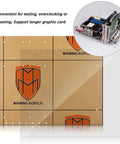 Open Frame Transparent Acrylic Computer Case For ATX Motherboard Perfect For Testing Overclocking And Gaming Easy Access