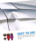 Small Dent Remover Hammer Tips M8 Metal Kit Four Pieces For Vehicle Repair With Quick Tip Replacement Durable Auto Body Tools Set For Cars Trucks And SUVs Portable Hail Damage Repair Kit Easy Dent Removal on dented car panel