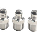 Top Tier Straight Hydraulic Grease Fitting Assortment Kit For M10 X 1mm Thread Made From Rust Resistant 201 Stainless Steel Ideal For Bearings Industrial And Farm Workshop Gear And Heavy Duty Maintenance Jobs, three fittings