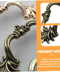 Zinc Alloy Door Handle And Drawer Pulls With 64mm Hole Spacing In European Style Antique Bronze Finish