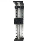 8 Inch Stroke SFU1605 Ball Screw Linear Stage With Dual Rail Motion Module For CNC Router 3D Printer And Laser Engraver Fits Nema 17 And Nema 23 Motors Quick Motor Swap High Precision Travel 200mm, vertical view