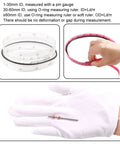Nitrile Rubber O Rings 24mm OD 19mm ID 2.5mm Width Pack Of 25 Sealing Gaskets For Auto Plumbing And Machinery 70A Durometer NBR Built Tough For Hot Cold Temps Minus 20C To 100C Gearhead Approved, measuring guide