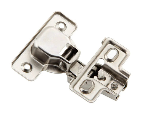 Soft Close Face Frame Concealed Cabinet Hinges 105 Degree Self Closing 6 Pack With Steel Nickel Plated Finish