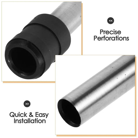 Heavy Duty Paper Punch Blade Replacement for Office Hole Punch Machines, 6mm Precision Cutter Insert, Spare Part, steel tube close-up