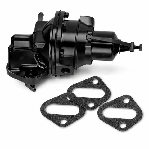 Boat Mechanical Fuel Pump For GM Inline 2.5L 3.0L 3.7L Marine Engines With Downward Filter Bowl And Gasket alongside three gaskets
