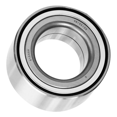 Two Front Wheel Bearings Kit Fits Ford Taurus 1986-1995, Chrysler PT Cruiser 2002-2010, close-up view of silver bearing.