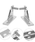Beefy Heavy Duty Refrigerator Door Hinges Replacement Kit 4 Pack For Commercial Kitchens And Freezers Moistureproof Zinc Alloy Fridge Hinges With Easy Installation, 4-pack zinc alloy hinge pair