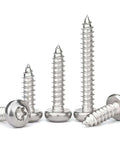 125 Piece Torx Pan Head Stainless Wood Screws Set With T20 Bit M4 X 16 20 25 30 40 mm 304 Stainless Steel Self Tapping Screws