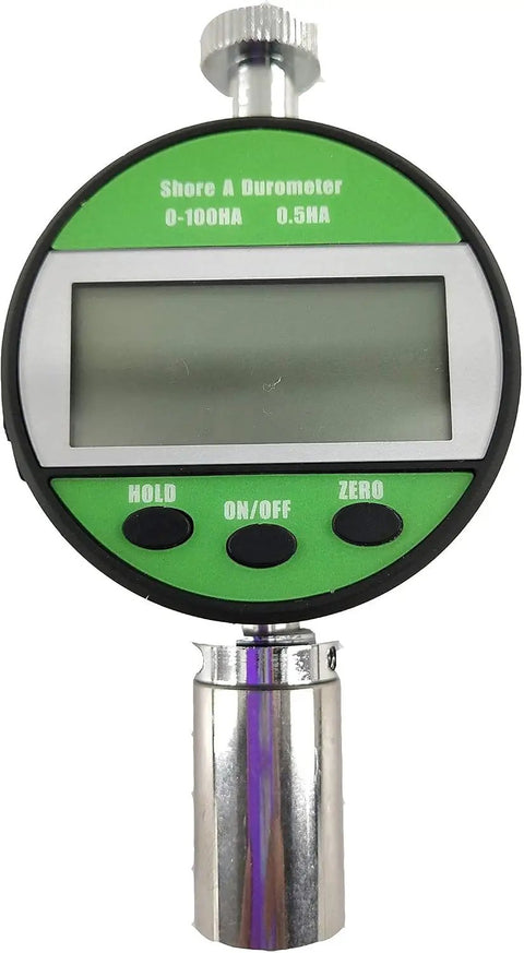 Dead On Accuracy Digital Shore A Hardness Tester For Quick Soft Rubber And Plastic Checks showing LED display and buttons.