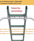Ladder Stabilizer Heavy Duty Aluminum Extension Accessory for Roof Gutter Guard Cleaning Tools Ladder Stand Off Wing Span and Wall Ladder Hooks with Non Slip Rubber Bottom Pad Patent, aluminum ladder stabilizer with wing span and rubber pads
