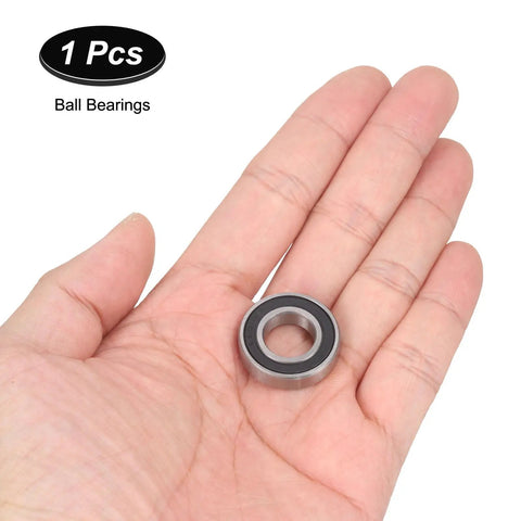 Hand holding Hybrid Ceramic Deep Groove Ball Bearing 12x24x6mm With Si3N4 Silicon Nitride Balls, Double Sealed 6901-2RS