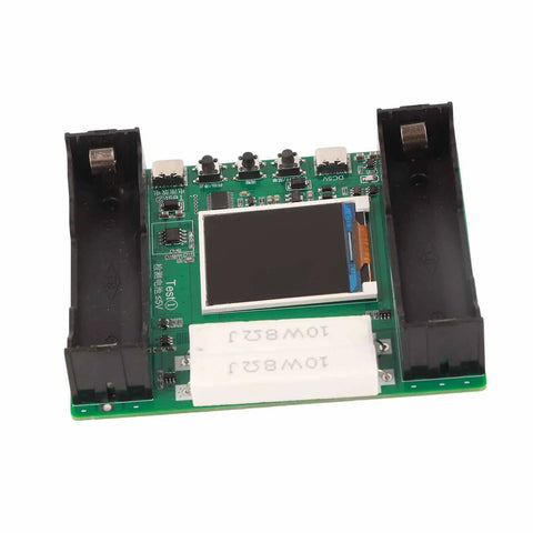 Pro Grade Battery Internal Resistance Tester With 1.77 Inch LCD Display Auto Charging And Discharging Modes For Lithium Battery Capacity Voltage Current And Power Measurement circuit board with LCD