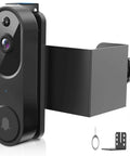 Anti Theft No Drill Doorbell Mount For Video Doorbells Like Orbitell And Reolink, adjustable bracket holder with accessories