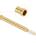 150 Grain Brass Archery Arrow Inserts 0.244 Inch Diameter close-up details