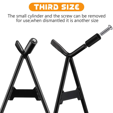 2 Pack Dirt Bike Triangle Stands For Rear Wheel Maintenance Stand Beefy Solid Steel Construction Fits 80cc To 500cc Dirt Bikes