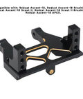 Brass Servo Mount Upgrade For Redcat Ascent-18 1/18 RC Crawler Series Including Apex And Scout II, Adds 18g Front Weight