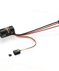 Quicrun Fusion Se 1800KV Brushless ESC for RC cars and boats, ultra-compact 58mm design with clean layout and wires visible