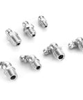 45Pcs Brass Zerk Grease Nipple Fitting Assortment Kit M6 M8 M10 For Hot Air Guns And Machinery Long Lasting Metal Construction