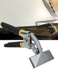3 Inch Curved Sheet Metal Hand Seamer For Bending Flattening And Straightening Pro Grade Metalworking Pliers With Double Dipped Grips