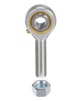 Heavy Duty Three Eighths Inch Rod End Bearing With Three Eighths Twenty Four Right Hand Thread Self Lubricating Joint Includes Jam Nut Built For Rock Solid Performance In Machinery Linkages Robotics And Automotive Projects, with jam nut