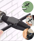 Super Tough Dual-Head Screw Extractor Kit For Stripped Bolts And Water Pipe Fixes, black steel bolt remover on rusted pipe