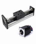 CNC Ball Screw SFU1610 Linear Guide Motion Module With NEMA23 Motor For DIY CNC Machines, Robotics And Automation, 50mm To 700mm Travel, 0.03mm Precision, 0 To 50mm Per Second Speed, Robust, High Precision Actuator, with NEMA23 motor