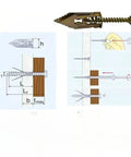 Self Drilling Drywall Anchor Kit With 120 Pieces Wall Plugs For Gypsum Board Heavy Duty Yellow Zinc Plated Carbon Steel Screws That Resist Rust And Wear Easy No Prep Install For Shelves TV Mounts Mirrors And Other Wall Mounts. Self-drilling drywall anchor diagram for gypsum board, carbon steel, no-prep install.