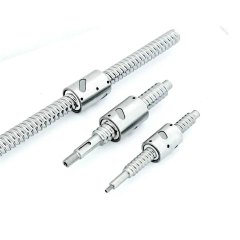 Dope Roller Ball Screw With End Machined No Keyway For CNC Linear Motion, Smooth Low Backlash, SCI1204 SCI1605 SCI1610