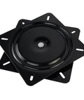 12 Inch Bar Stool Swivel Plate Replacement 360 Degree Turntable Base With Ball Bearing Swivel, black cast iron