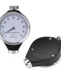 Pro Level Shore A Durometer Hardness Tester For Rubber Plastic And Tire Gauge, showing reading dial and black casing.