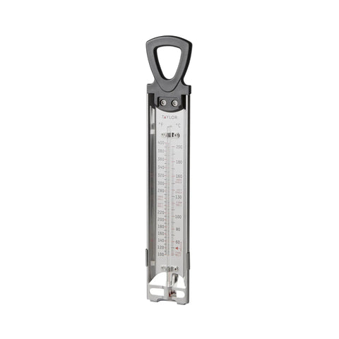 Stainless Steel Candy And Deep Fry Thermometer With 12 Inch Analog Paddle And Pan Clip For Frying Candy Making Sugar Syrup Brewing