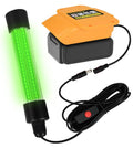 IP68 Underwater Fishing Light For Night Fishing Compatible With 20V Battery And 12-24V DC Power 1300 Lumen 13W 16Ft Cable