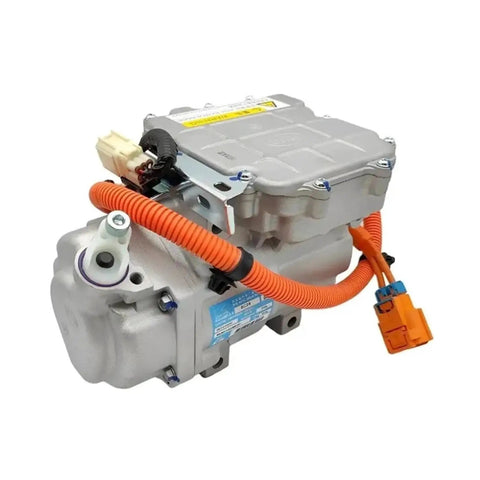 Genuine OEM Grade Electric Vehicle Air Conditioning Compressor For Byd Seal U And Song Plus EV Models with orange wiring.