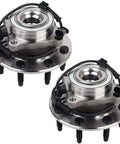 4WD Front Wheel Bearing And Hub Assembly With ABS For 1999 To 2007 Chevy Silverado Suburban 1500 Avalanche 2500 3500 HD GMC Sierra Yukon XL H2 8 Lug Durable Heavy Duty Wheel Hub For Smooth Ride