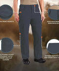 Men's Short Sleeve Tactical Shirt In LAPD Navy Blue With Teflon Stain Repellent Finish dual chest pockets and mesh front pockets.