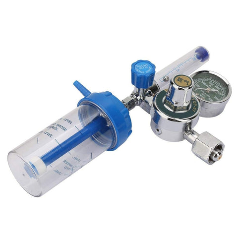 Pro Grade Oxygen Pressure Regulator With 0 To 100 MPa Air Flow Control Aluminum Alloy Body Durable Gas Reducer Gauge Meter